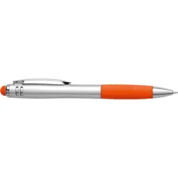 Logo Light Up Ballpoint Pen Orange